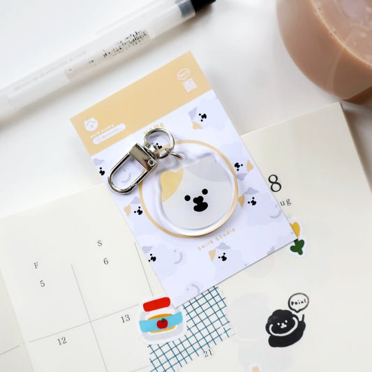 MeMe Cat Keychain