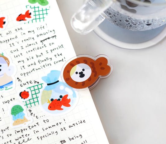MeMe Cat in Taiyaki Paper Clip