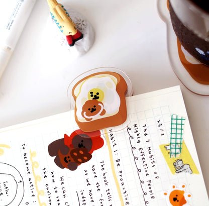 Rice Cake Puppy on Toast Paper Clip