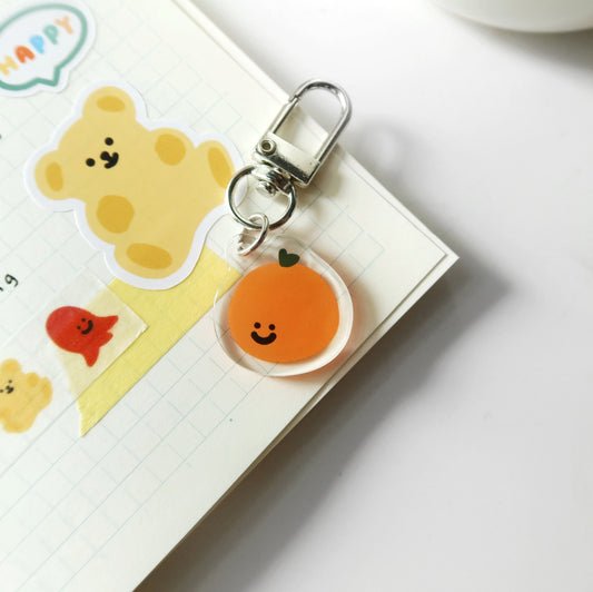 Smile Tangerine Keychain